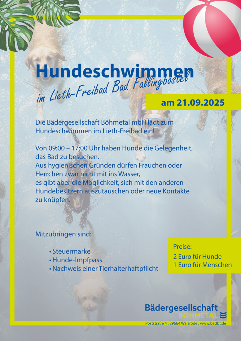 Hundeschwimme 2025
